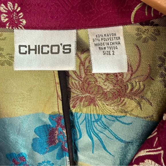 Chico's Vintage Jacket/Shirt, Size 2, Excellent Condition! - Picture 2 of 8